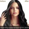 cosmpro Black Hair Dye Shampoo 3 in 1 for Women/Men for Gray Coverage Instant Hair Color Shampoo Semi Permanent Champu Para Cana view 3