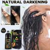 cosmpro Black Hair Dye Shampoo 3 in 1 for Women/Men for Gray Coverage Instant Hair Color Shampoo Semi Permanent Champu Para Cana view 4