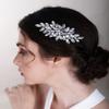 Chargances Crystal Bridal Hair Comb Gold Wedding Rhinestone Hair Side Comb Fashion Hair Clip Handmade Head Accessories for Bride Wedding Prom Flower Girl Headpieces (Gold) view 2