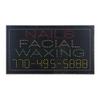 LED Nails Facial Waxing Sign for Business, Super Bright LED Open Sign for Beauty Salon, Electric Advertising Display Signboard for Facial Spa Hair Removal Service Business Store Window Home Decor. view 2