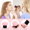 Beaupretty 15pcs Mushroom Shape Makeup Applicator Sponges Flexible Design for Easy Foundation Application Dry Wet Use Compact for Travel Materials view 2