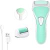 YOUOOK Feet Callus Remover Electric Foot File Dead Skin Pedicure Tool Electronic Wet & Dry Vacuum Scrubber with 2 Coarse Roller Heads Heel Care Rechargeable Remover view 1