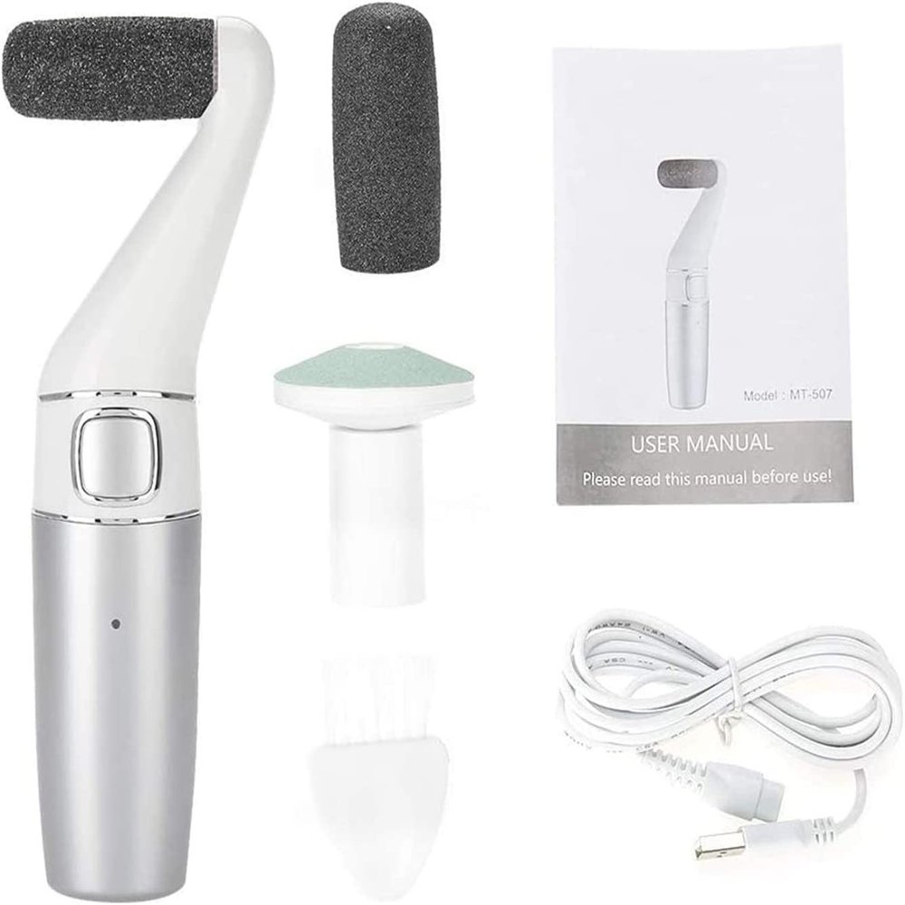 YOUOOK Electric Callus Remover Foot File USB Rechargeable Pedicure Tools for Dry Cracked Dead Skin on Your Heels & Feet. Spa Quality Exfoliation. 3 Rollers