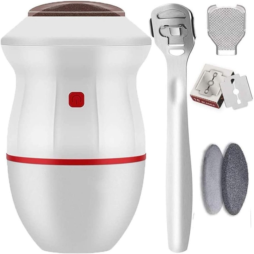 YOUOOK Portable Electric Foot Grinder - USB Electronic Foot File, Pedicure Foot Care Tools - Dual-Speed Callus Remover for Dead Hard Cracked Dry Skin - Foot Heel Repair