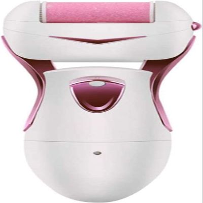 YOUOOK Most Powerful Rechargeable Electronic Foot File Wet & Dry Pedicure Tools Electric Callus Remover with Turbo-Boost Motor, 3 Rollers Included