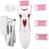 YOUOOK Most Powerful Rechargeable Electronic Foot File Wet & Dry Pedicure Tools Electric Callus Remover with Turbo-Boost Motor, 3 Rollers Included view 3