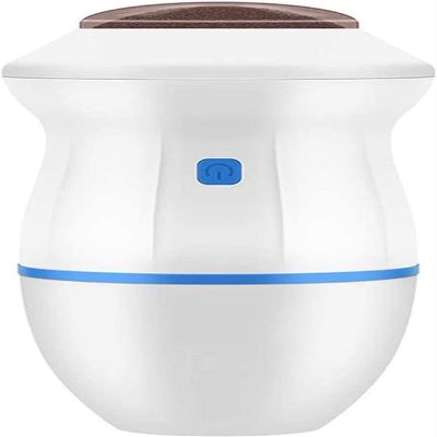YOUOOK Callus Remover for Feet, Electric Foot Scrubber Can Be Powered by USB Cable or Battery, Pedicure Tool with Two Sand Heads, Foot Grinder Suitable for Dry and Cracked Skin