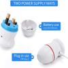 YOUOOK Callus Remover for Feet, Electric Foot Scrubber Can Be Powered by USB Cable or Battery, Pedicure Tool with Two Sand Heads, Foot Grinder Suitable for Dry and Cracked Skin view 3
