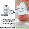 YOUOOK Callus Remover for Feet, Electric Foot Scrubber Can Be Powered by USB Cable or Battery, Pedicure Tool with Two Sand Heads, Foot Grinder Suitable for Dry and Cracked Skin view 4
