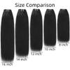 10 inch short hair bundles 10A Brazilian Straight Virgin Hair 4 Bundles with Closure Straight Hair 100% Unprocessed Straight Human Hair Extensions 50g/Pcs Natural color (10"10"10"10" with 10" closure) view 3