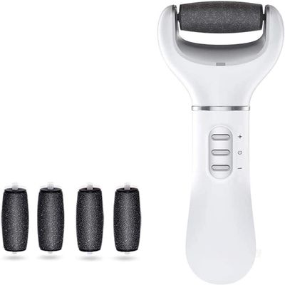 YOUOOK Electric Foot Callus Remover,Portable Electronic Foot File Pedicure Tools, Pedicure Tools with 4 Rollers and USB Rechargeable Foot Care Tool Perfect for Dead,Hard Cracked Dry Skin Ideal Gift