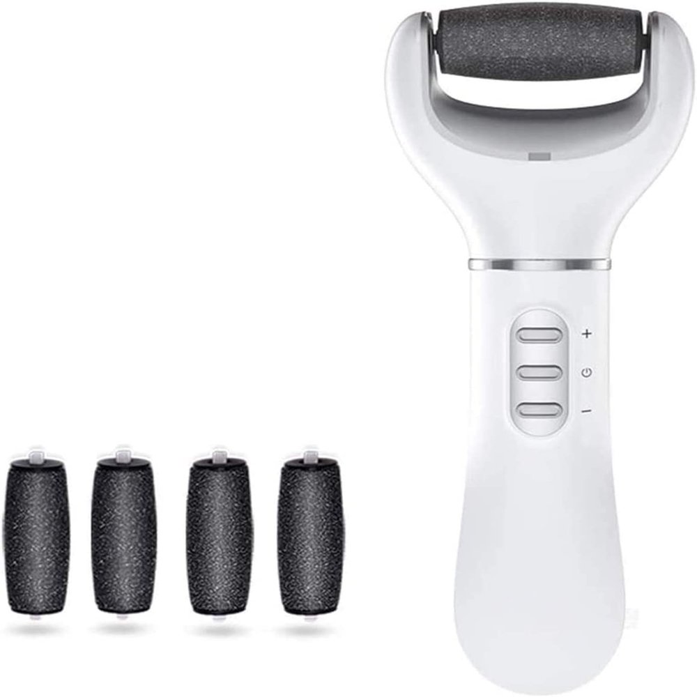YOUOOK Electric Foot Callus Remover,Portable Electronic Foot File Pedicure Tools, Pedicure Tools with 4 Rollers and USB Rechargeable Foot Care Tool Perfect for Dead,Hard Cracked Dry Skin Ideal Gift