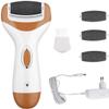 YOUOOK Most Powerful Rechargeable Electronic Foot File Wet & Dry Pedicure Tools Electric Callus Remover with Turbo-Boost Motor, 3 Rollers Included view 1