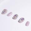 Light Rain Large Size Hand-made Press on Nails, 3D Gel UV Finished False nails with Design by Professional Manicurist view 3