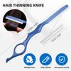Professional Hair Cutting Scissors Sets Stainless Steel Barber Hairdressing Scissors Multifunctional Salon Thinning Scissors Straight Shears Tools for Men Women Home Use (Blue) view 4