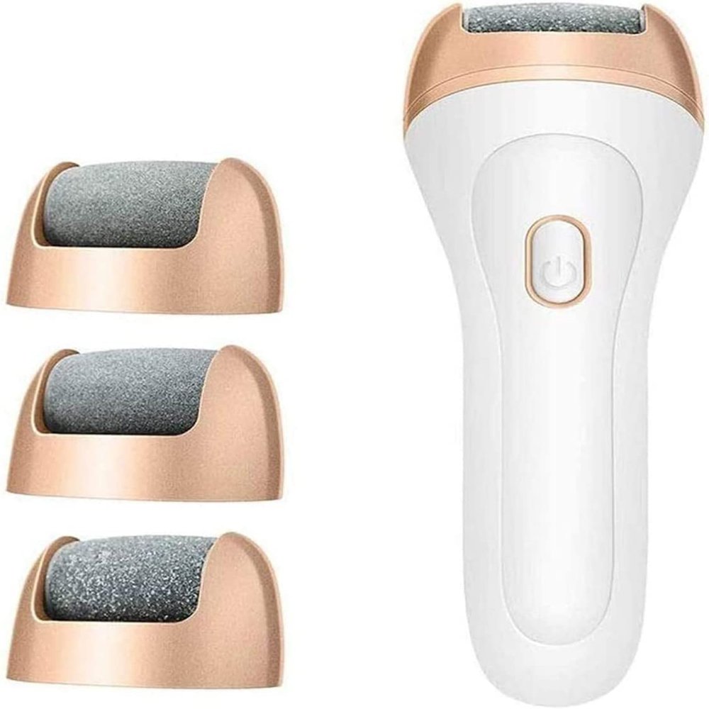 YOUOOK Electric Foot Callus Remover,Portable Electronic Foot File Pedicure Tools, Pedicure Tools with 3 Rollers and USB Rechargeable Foot Care Tool Perfect for Dead,Hard Cracked Dry Skin Ideal Gift