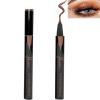 Bronze Glitter Eyeliner Liquid Liner-1Pcs Brown Metallic Shimmer Sparkling Colored Eye Liner Eyeshadow Makeup Pen, Long Lasting High Pigmented Waterproof Smudge-proof Eyeliner Pencil, Gift for Women view 1
