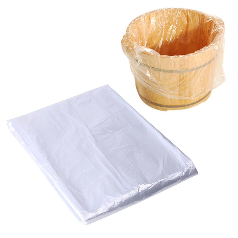 Beaupretty 2 Pack Disposable Foot Bath Bag Foot Bucket for Soaking Footcare Bag Spa Supplies Sturdy Plastic