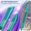Glass Cuticle Pusher by GLADZY - Manicure Stick, Genuine Czech Quality, Professional Precision Filing Cuticle Remover, Abrasive Surface Never Wears Out view 2