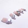 Light Rain Large Size Hand-made Press on Nails, 3D Gel UV Finished False nails with Design by Professional Manicurist view 3