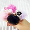 10Pcs Tube Eyelash Eyebrow Brush With Gold Keychain Fur Ball Glitter Mascara Wand For Lash Extension Makeup Tool Cleaning brush Mascara with tube case (white) view 3