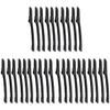 minkissy 30pcs Folding Eyebrow Trimmer Eyebrow Shaper for Easy Makeup and Facial Hair Removal Travel-friendly Non- Grip for Precision Trimming view 1