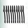 minkissy 30pcs Folding Eyebrow Trimmer Eyebrow Shaper for Easy Makeup and Facial Hair Removal Travel-friendly Non- Grip for Precision Trimming view 2
