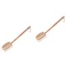 2pcs Spa Back Brush Bath Massager Brush Long Handle Bath Brush Body Care Brush Wooden Body Brush Shower Brush view 1