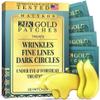 Forehead and Under Eye Wrinkle Patches for Face - Collagen, Hyaluronic Acid and Vitamin A Skin Pads - Forehead Line Remover Wrinkle Eye Patch Set - 52 Golden Sachets view 1