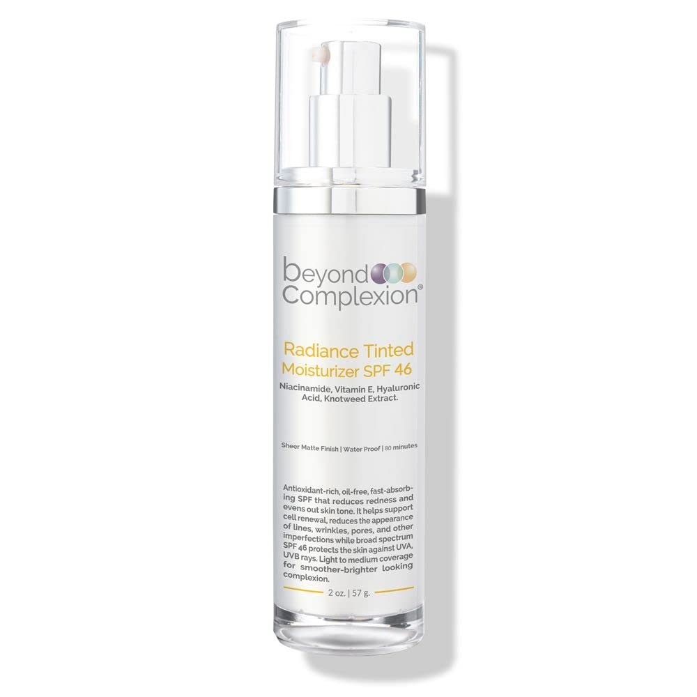 Beyond Complexion Radiance Tinted Moisturizer SPF 46 - Oil-Free Tinted Moisturizer that Adapts to Your Skin Color to Enhance Skin Tone with Long-Lasting Hydration