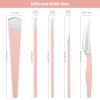 PARTURI Pedicure Knife Kit, 5 Pack Rose Gold Foot Dead Callus Remover Stainless Set, Professional Ingrown Toenail Steel Tool, Feet Skin Care Nail File Tool Manicure Clippers Cuticle Scraper Toe Shaver view 4