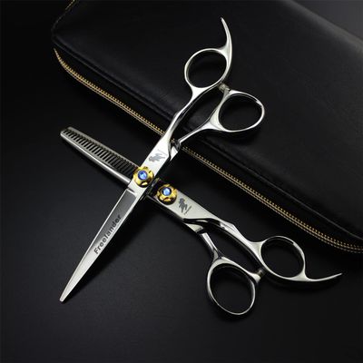 6.0 Inch Hair Cutting Scissors Set, 440C Salon Hair Cutting Scissor, Barber Hair Cutting & Thinning Shears, Hairdressing Thinning Shears, Japanese Stainless Steel, for Men/Women/Kids/Salon & Home