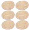 FOMIYES 6pcs Exfoliating Back Scrubber Loofah Bath Wipe for Body Care Natural Bath Wipes Shower Strap for Skin Exfoliation view 1