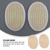 FOMIYES 6pcs Exfoliating Back Scrubber Loofah Bath Wipe for Body Care Natural Bath Wipes Shower Strap for Skin Exfoliation view 3