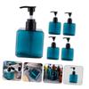 Beavorty 5pcs Portable Travel Lotion and Shampoo Bottles Refillable Empty Containers for Toiletries Leak Squeeze Dispenser view 3