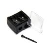 Pencil Sharpeners, Precision Cosmetic Pencil Sharpener for Eyebrow Eyeliner 2 Holes view 1