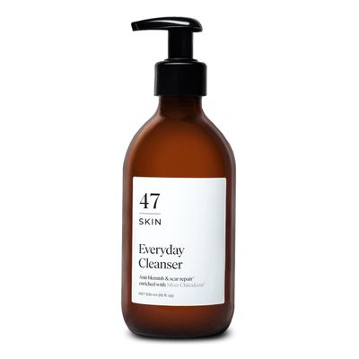 47 Skin Anti-blemish & Scar Repair Cleanser Enriched with Silver Chitoderm, Cleanser for All Skin Types, 300ml