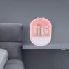 FOMIYES 1pc Double Door Practical Cosmetics Organizer Convenient Desktop Storage Container for Makeup Dustproof Design for Home Use Pink view 2