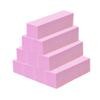 20 pcs Nail Buffer Blocks with 4 Sides, 120 Grit Professional Pedicure Manicure Buffer Kits (Pink) view 1