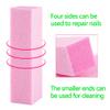 20 pcs Nail Buffer Blocks with 4 Sides, 120 Grit Professional Pedicure Manicure Buffer Kits (Pink) view 2