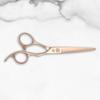 Saki Shears 5.5" Natsukashii Rose Gold Hair Cutting Scissors - Titanium Gold Polished Finish - Sharp Cutting Blades Crafted From Japanese Steel view 2
