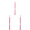 FOMIYES 3pcs Retractable Lip Brush Nylon Fiber for Lipstick Application Portable Makeup Tool Metal Tube for Home and Travel Use view 1