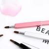 FOMIYES 3pcs Retractable Lip Brush Nylon Fiber for Lipstick Application Portable Makeup Tool Metal Tube for Home and Travel Use view 3