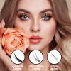 Bershnor Spiky Dramatic Individual Lashes, Dolly Eye Cluster Eyelash Extensions with Eyelash Curler and Tweezers, Include Bottom Lashes view 3