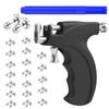 kamija Professional Ear Piercing Gun Kit with 20 Pairs 316L Surgical Stainless Steel Gun Stud Earrings for Body Nose Lip Salon Home Use view 1