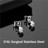 kamija Professional Ear Piercing Gun Kit with 20 Pairs 316L Surgical Stainless Steel Gun Stud Earrings for Body Nose Lip Salon Home Use view 3
