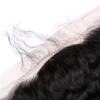 Sent Hair One Donor Top Grade 13x4 Silk Base Lace Frontal Human Hair with Baby Hair Deep Wave Brazilian Virgin Hair Closure Free Part Natural Color Bleached Knots 14 inch