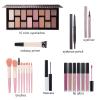 Teen Makeup Kit For Girl Include Eyeshadow Palette,Eyeliner,Makeup Brush Set,Lipgloss Set,Mascara, Eyebrow Pencil Make up Set Gift for Women Full Kit view 2