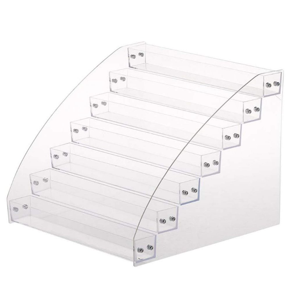 Diarypiece Acrylic Nail Polish Organiser,2-7 Tiers Tier Holder Essential Oil Shelves Display Rack Stand