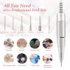 Electric Nail Drill, DELIFO Portable Nail Drill Professional 35000 RPM Nail File Machine Rechargeable Pedicure Acrylic Nails Polishing Tools with Bits LED Display for Home Salon Manicure view 2